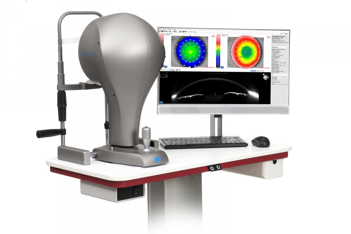 SIRIUS+ Tomograph and corneal topographer